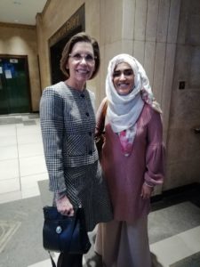 Ayesha Aslam with Dr Van Dahlen